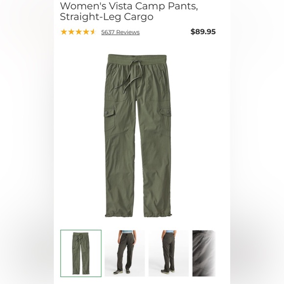 L.L. Bean Women’s vista Cargo Pants - Picture 4 of 4